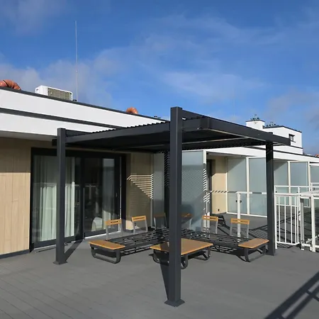 شقة Nadmorska Florina Dwupoziomowe Z Tarasami ليبا
