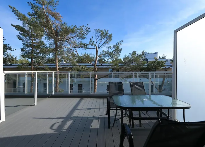 Apartman Nadmorska Florina Dwupoziomowe Z Tarasami Łeba