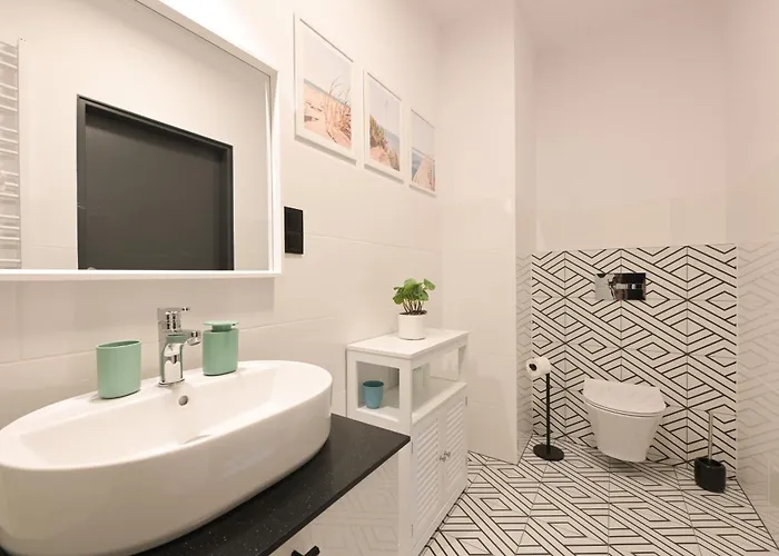 Nadmorska Florina Dwupoziomowe Z Tarasami Apartman Łeba