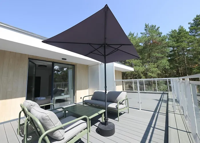 Apartman Nadmorska Florina Dwupoziomowe Z Tarasami Łeba