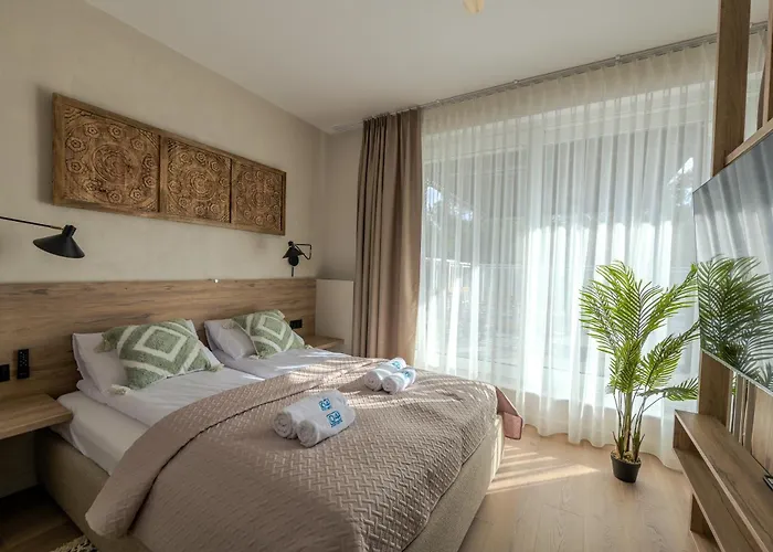 Apartman Nadmorska Florina Dwupoziomowe Z Tarasami Łeba