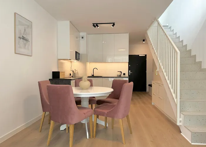 Apartman Nadmorska Florina Dwupoziomowe Z Tarasami Łeba