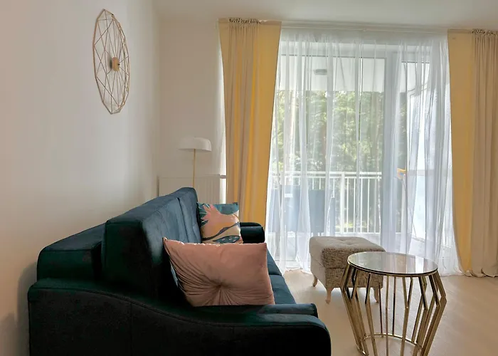 Nadmorska Florina Dwupoziomowe Z Tarasami Apartman Łeba